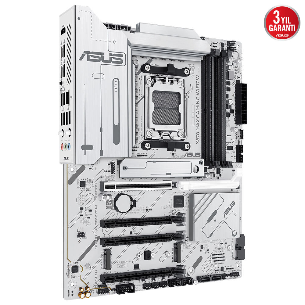 ASUS X870 MAX GAMING WIFI 7 AMD ANAKART BEYAZ