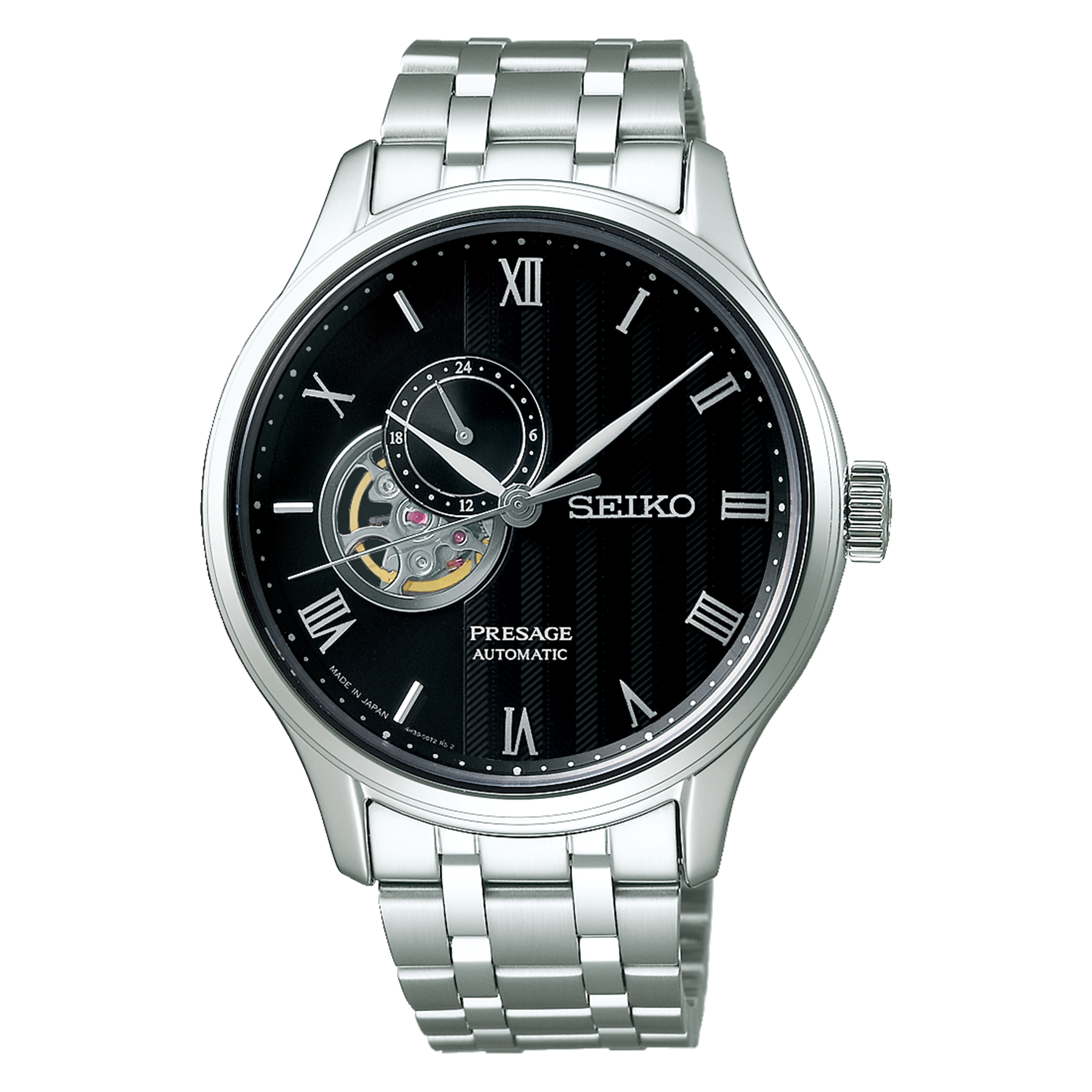 seiko presage japanese garden ssa377j1 otomatik erkek kol saati (open heart)