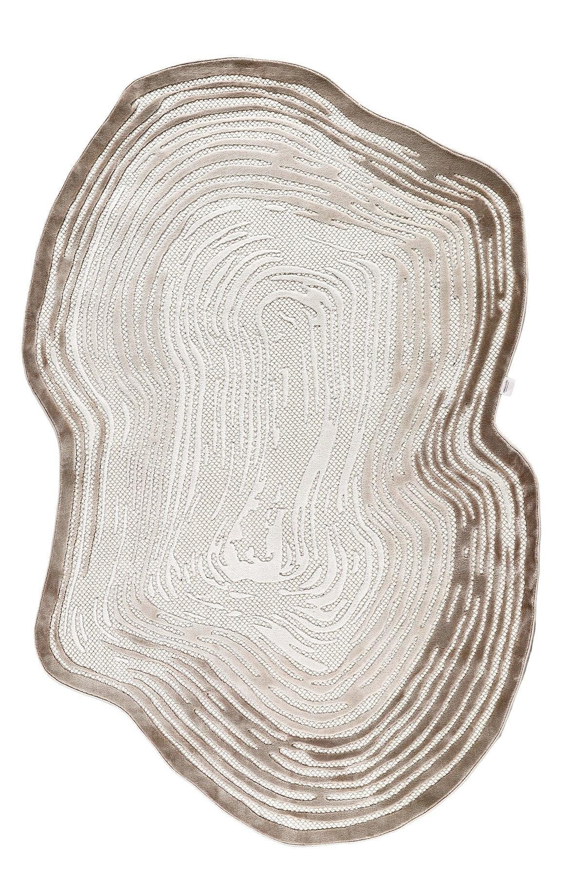 Şekilli özel kesimli dekoratif modern halı