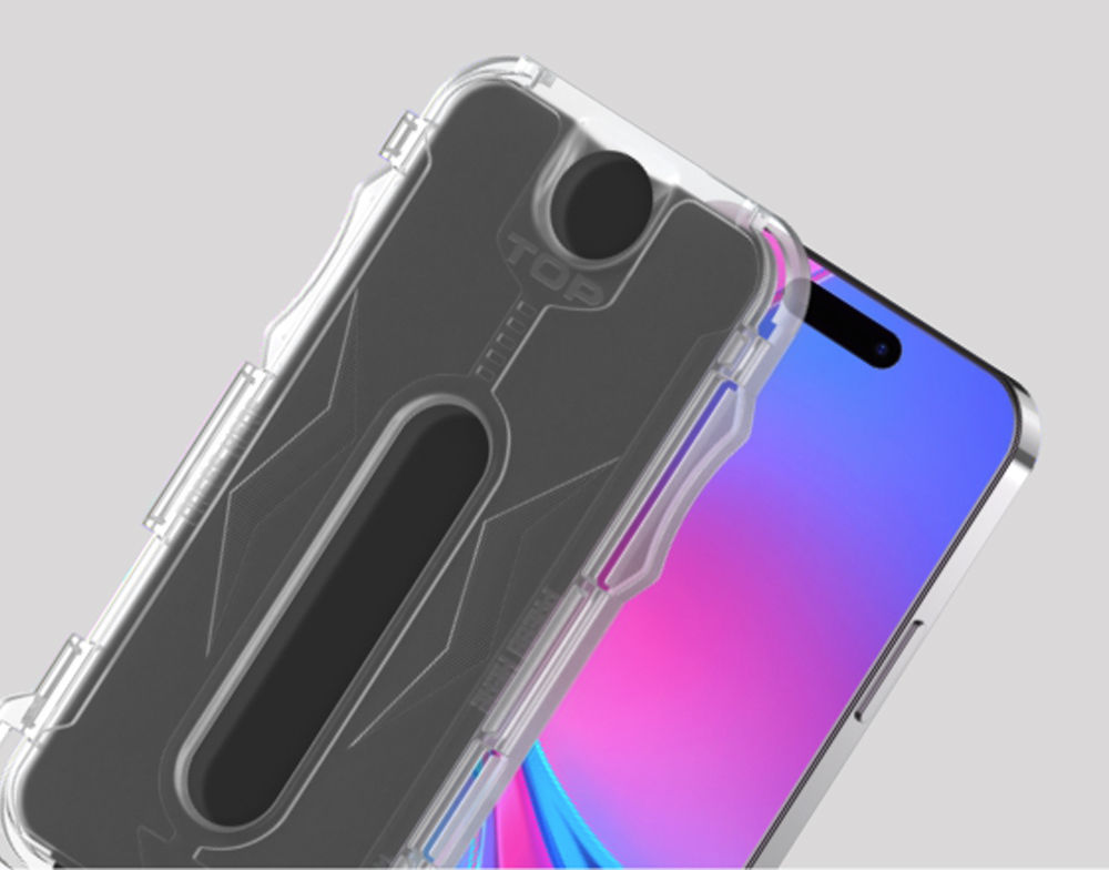 Apple iPhone 13 Pro Zore Kolay Uygulama Aparatlı 5D Magic Privacy Glass Hayalet Cam Ekran - 2