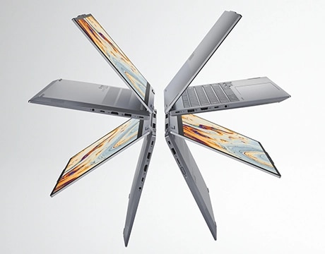 Lenovo ThinkBook 14 2'si 1 arada Gen 5 dizüstü bilgisayarda farklı modlar arasında geçiş yapın.