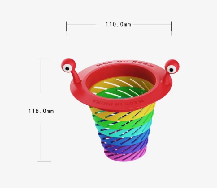 ANKAVERSE® Renkli 6 Kademeli Lavabo Süzgeci - 2