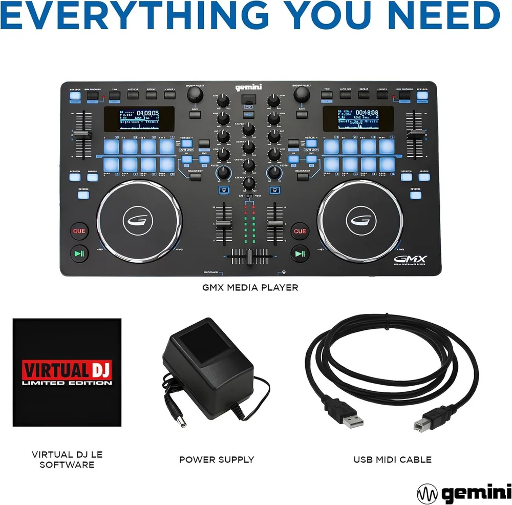 Gemini GMX | 2 Kanal DJ Mikser 6