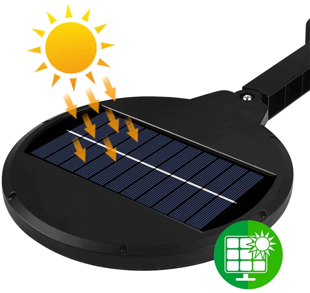Powermaster Kumandalı Sensörlü Beyaz Solar Aydınlatma ZB-168A
