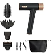 Shark SpeedStyle Sèche-cheveux et finition RapidGloss avec sac de rangement, pinces pour cheveux,...