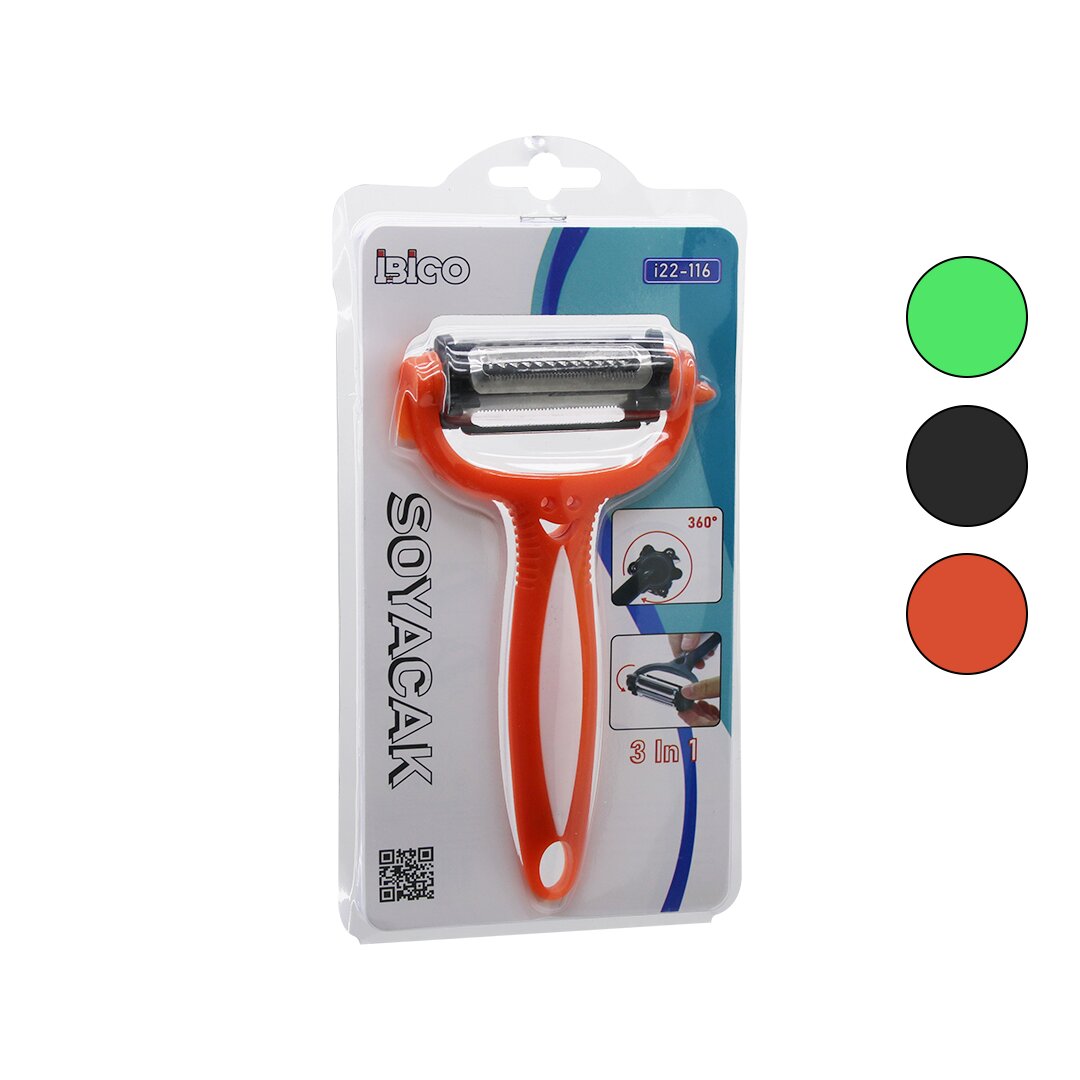 3IN1 metal soyacak plastik saplı