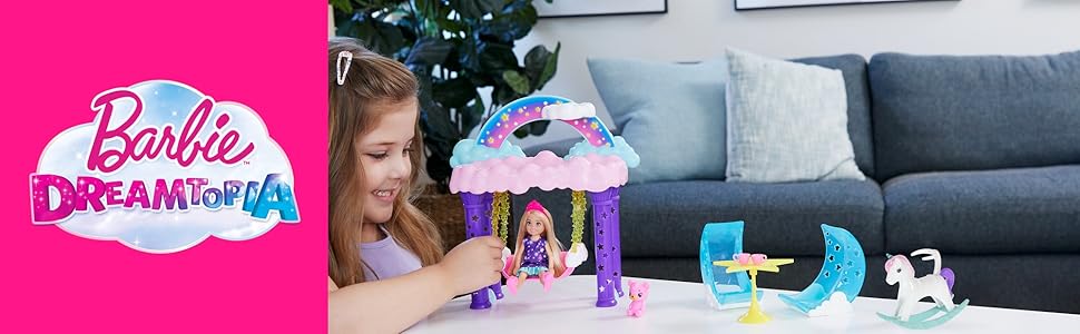 Barbie Dreamtopia Doll and Playset - GTF50