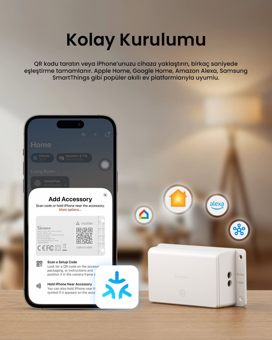 SONOFF Basic Gen 5 Akıllı Röle