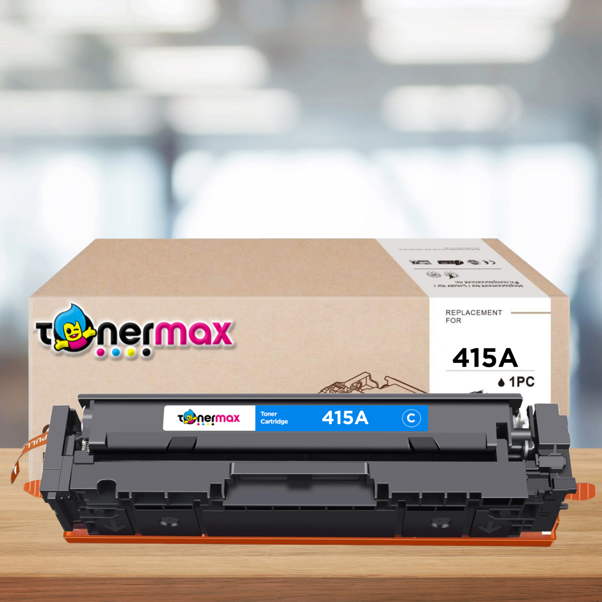 Hp 415A-W2031A Muadil Toner Mavi - Çipsiz