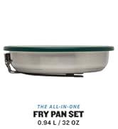 Stanley Adventure - Set de tava todo en bir arada, Utensilios de cocina de camp de acero In...