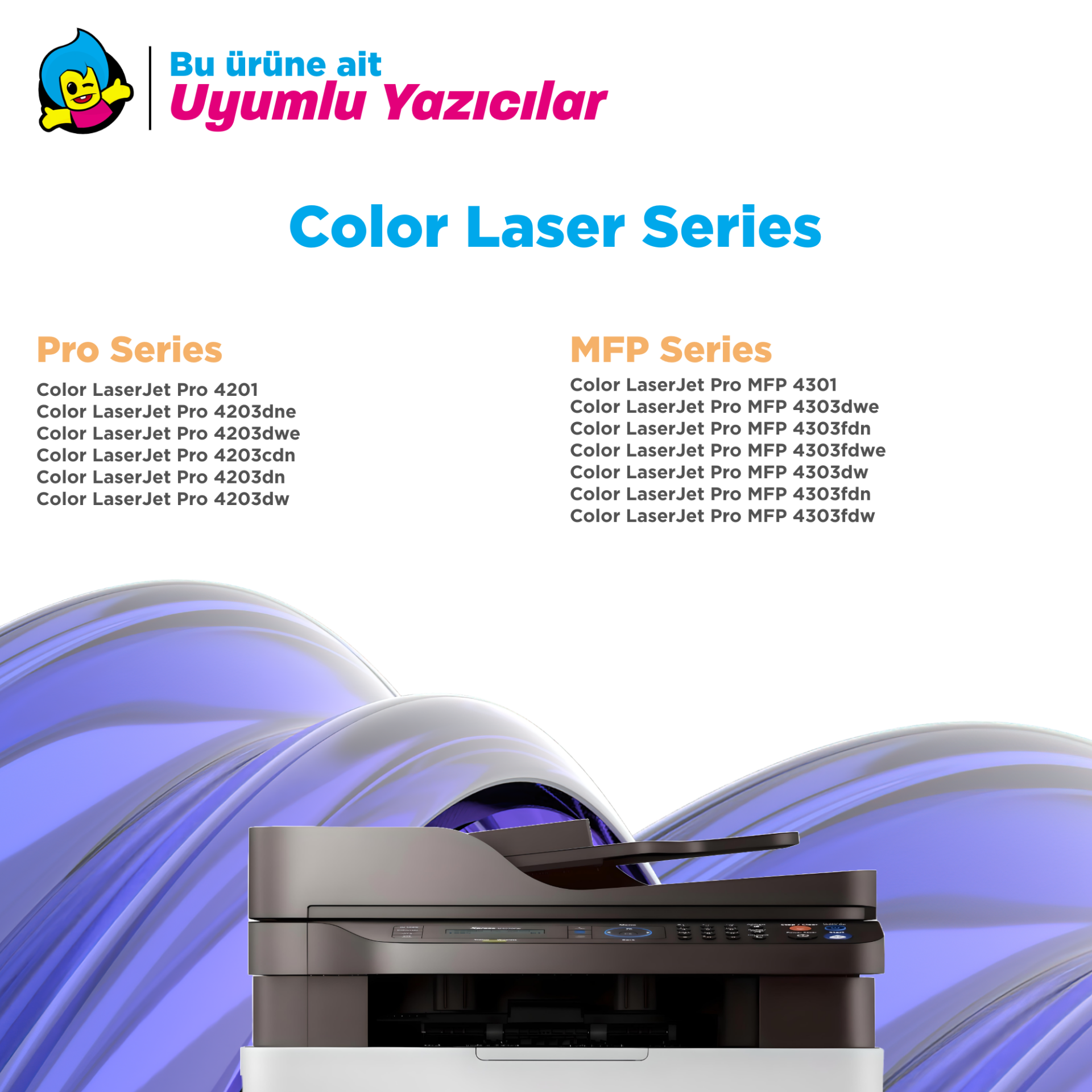 Hp 230A W2300A Muadil Toner Uyumlu Olduğu Yazıcılar