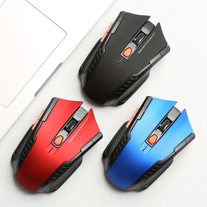  Kablosuz Faresi, USB Alıcı ile Yükseltilmiş 2.4GHz, PC, , Dizüstü Bilgisayarlar, Chromebook ile Uyumlu, Dayanıklı Plastik, Pil Dahil Değil ayrıntılar 2