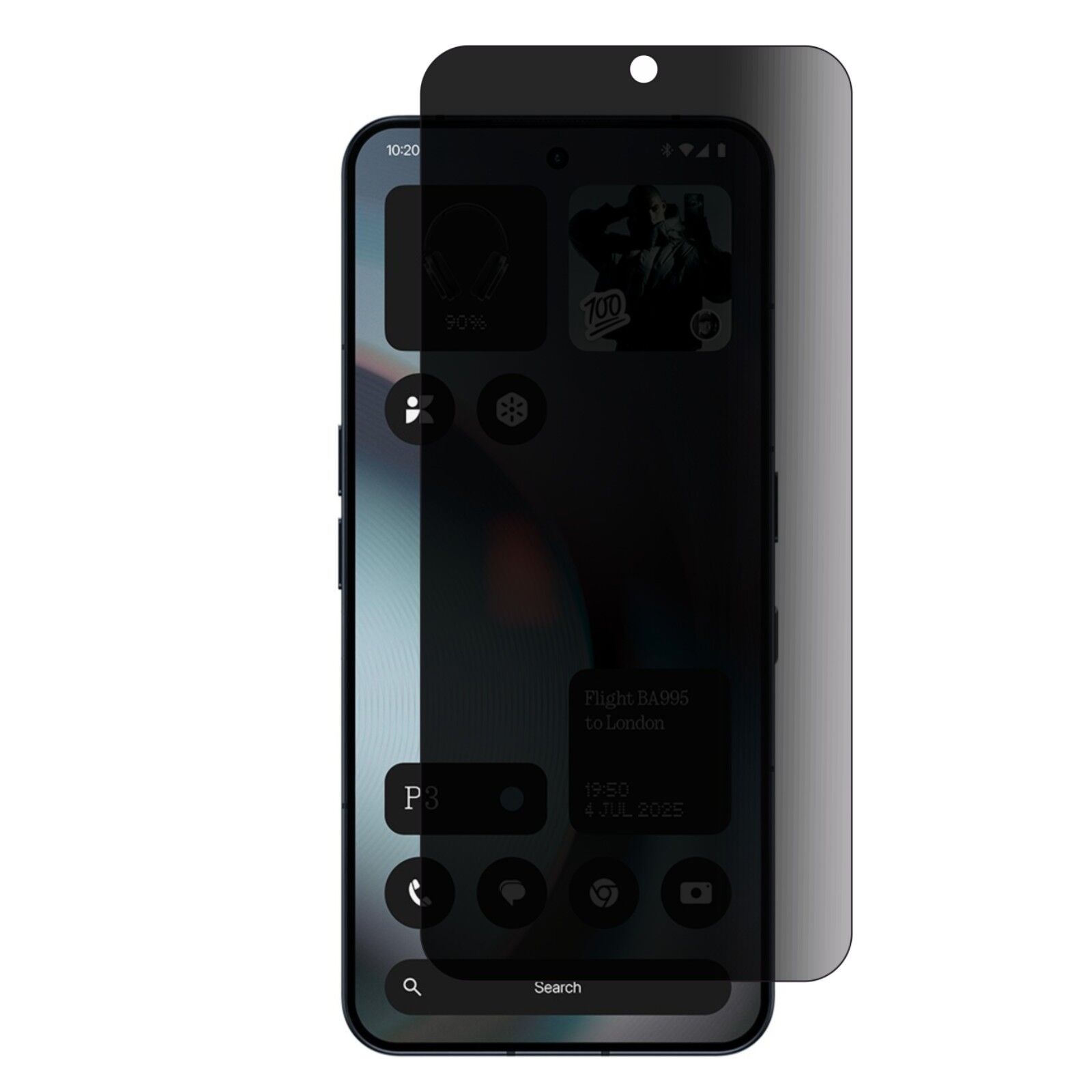 Nothing Phone (3) 6.67 inç Hayalet (Privacy) Ekran Koruyucu – Gizlilik Filtreli Nano Koruma