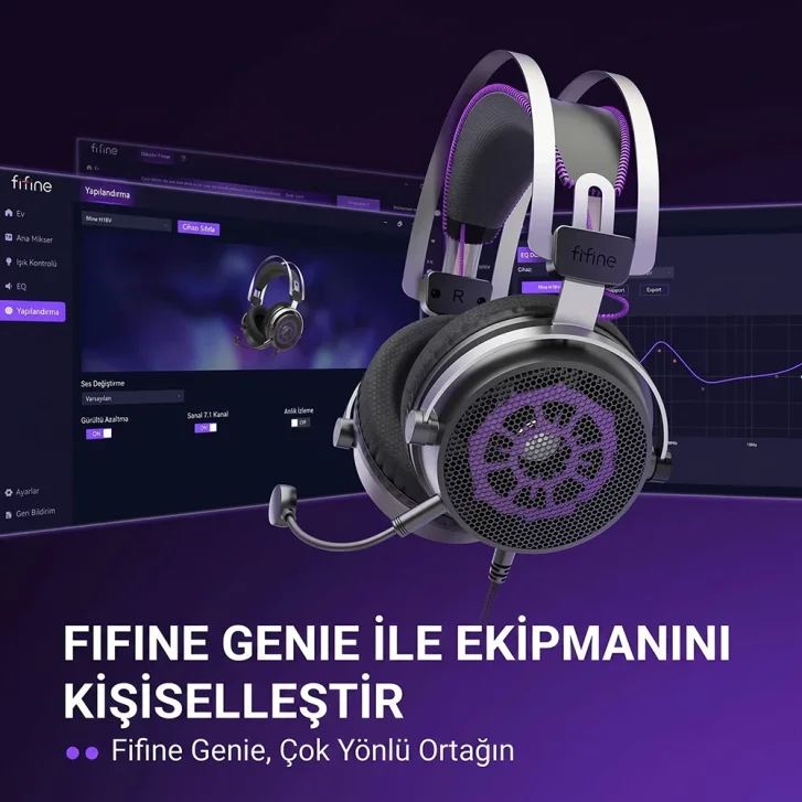 Fifine Genie Yazılımı ve EQ Ayarları