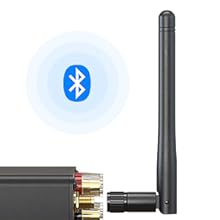 Bluetooth 5.0 Amplifikatör Stereo Ses Alıcı 2 Kanal Sınıfı D Mini Hi-Fi Entegre