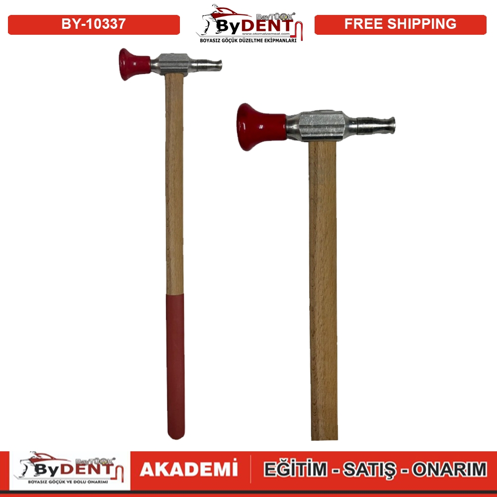 Pdr Boyasız Göçük Düzeltme Çekiç Değişken Çift Taraflı Alüminyum Gövde Ağaç Sap