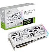 ASUS ROG Strix GeForce RTX 4090 24GB White OC Edition oyun grafik kartı (NVIDIA DLSS 3, PCIe 4.0...