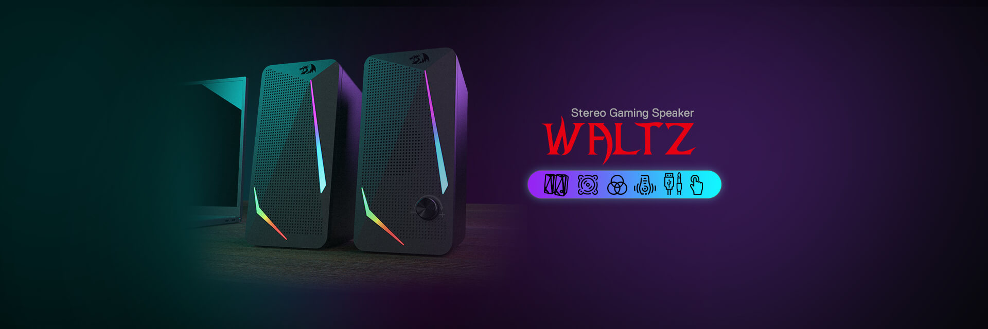 Redragon GS510 RGB Masaüstü Hoparlörler