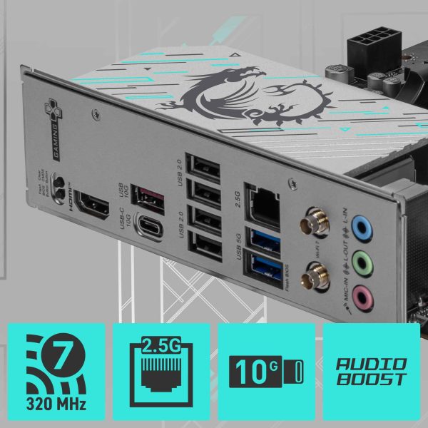 MSI B840 GAMING PLUS WIFI Anakart h9
