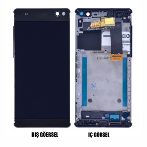 Teknonet Sony Xperia C5 Ultra Uyumlu Org Lcd+Dokunmatik+Çıtalı (Siyah) VR-12225 - Nettech Store