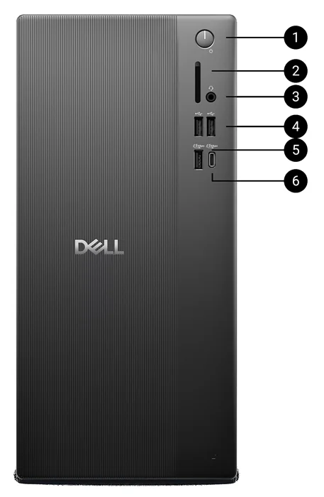 Tower Interface Dell Tower ECT1250 I5-14400 16GB 512GB SSD Ubuntu Fiyatı