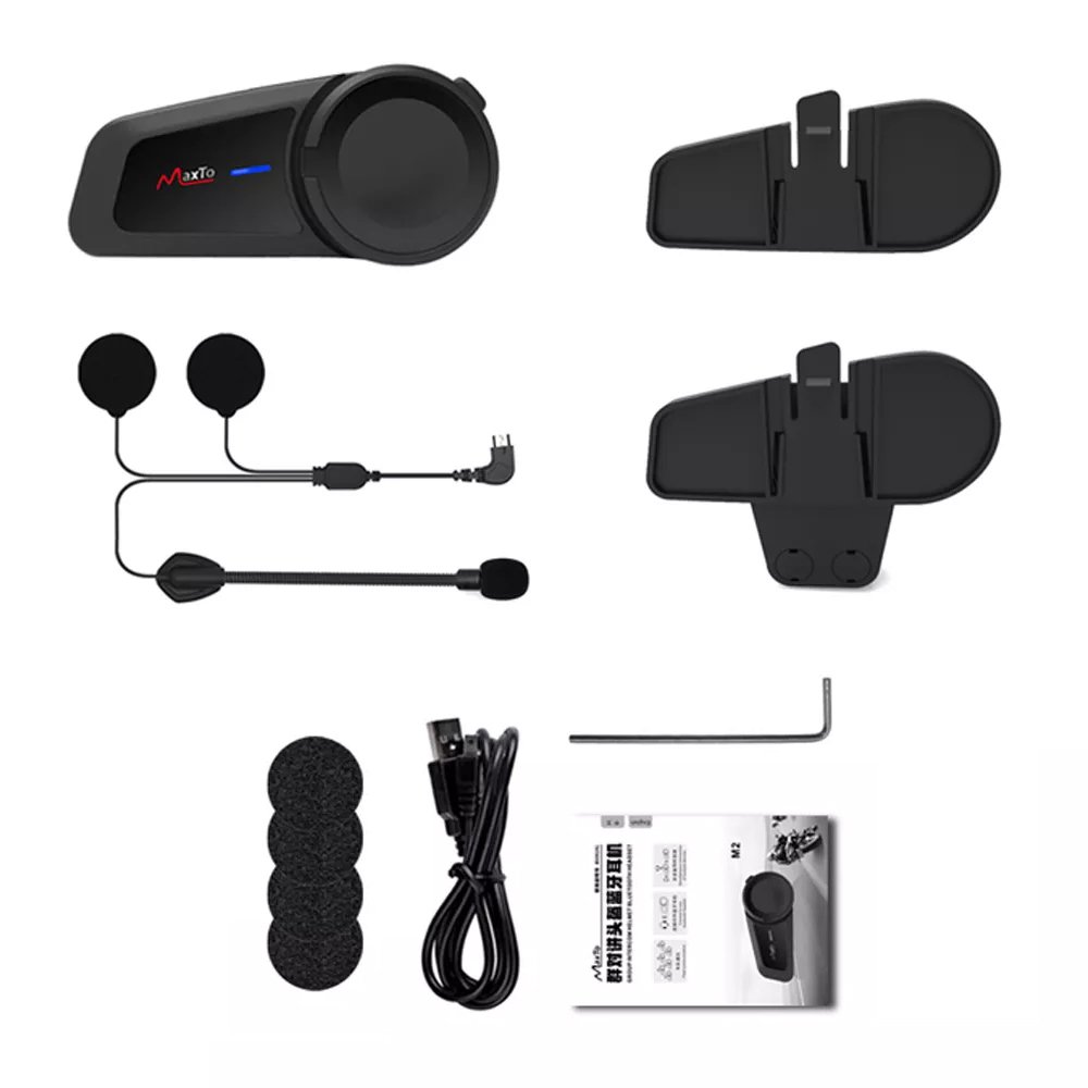 Powermaster M2 Motosiklet Bluetooth Intercom Kulaklık