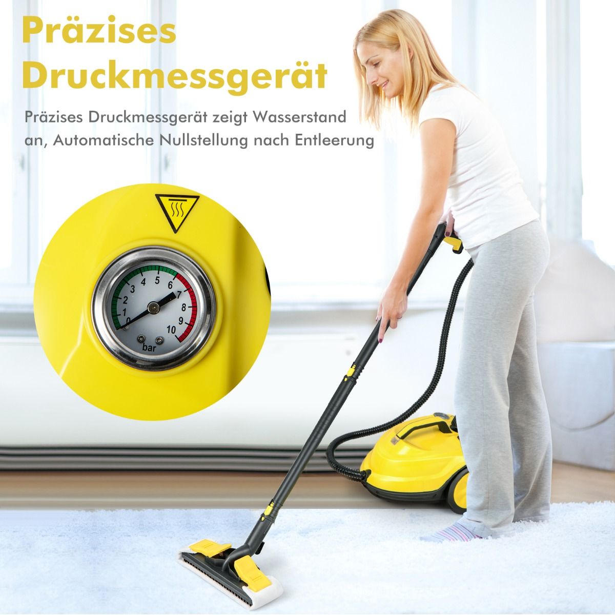 effizienter Dampfreiniger