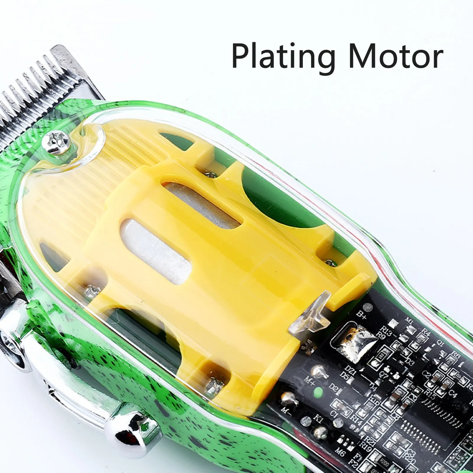 Elektrikli saç düzeltici şeffaf vücut LCD ekran ekran güçlü Motor ayarlanabilir kolu ile düşük gürültü 4 Limit tarak