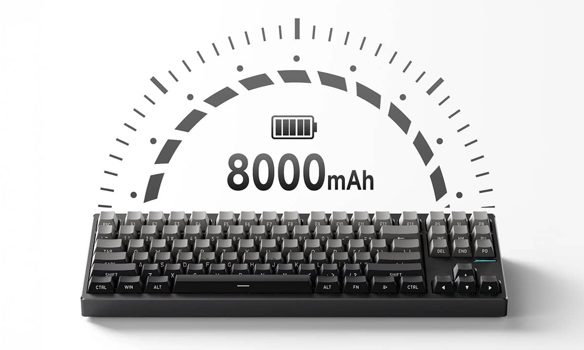 8000mAh Pil - Rakipsiz Dayanıklılık