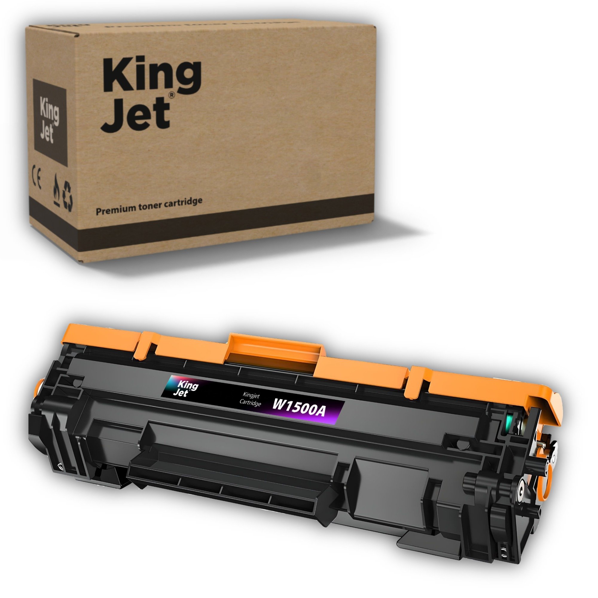 KingJET 150A W1500A uyumlu çipli toner 20'li paket