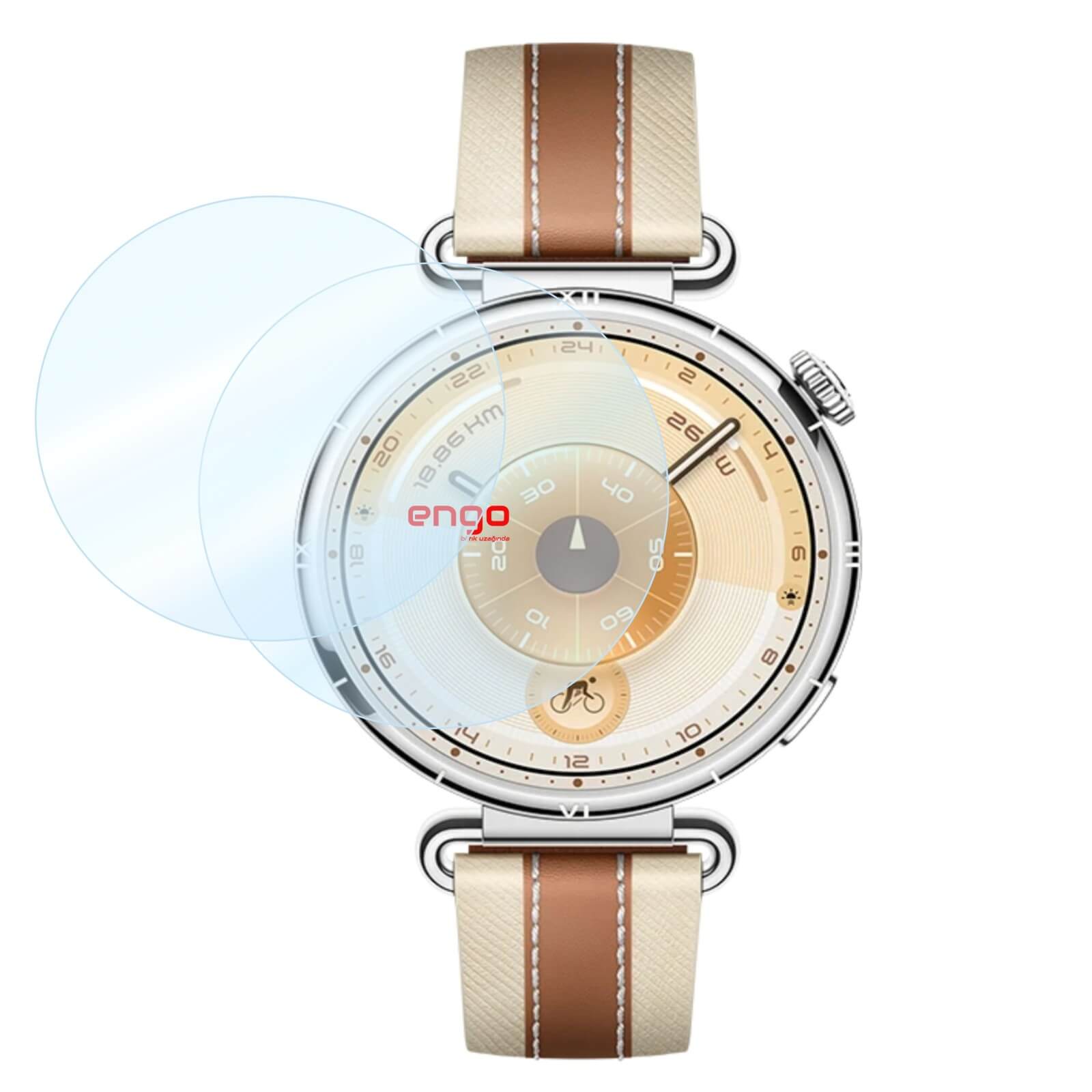 Huawei Watch GT 6 41mm Ekran Koruyucu Şeffaf Nano 2’li Set