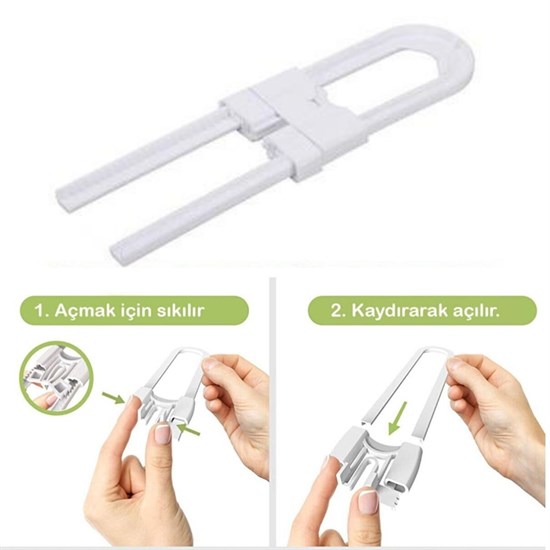 ANKAVERSE® Çekmece ve Dolap Koruma Kilidi Detay