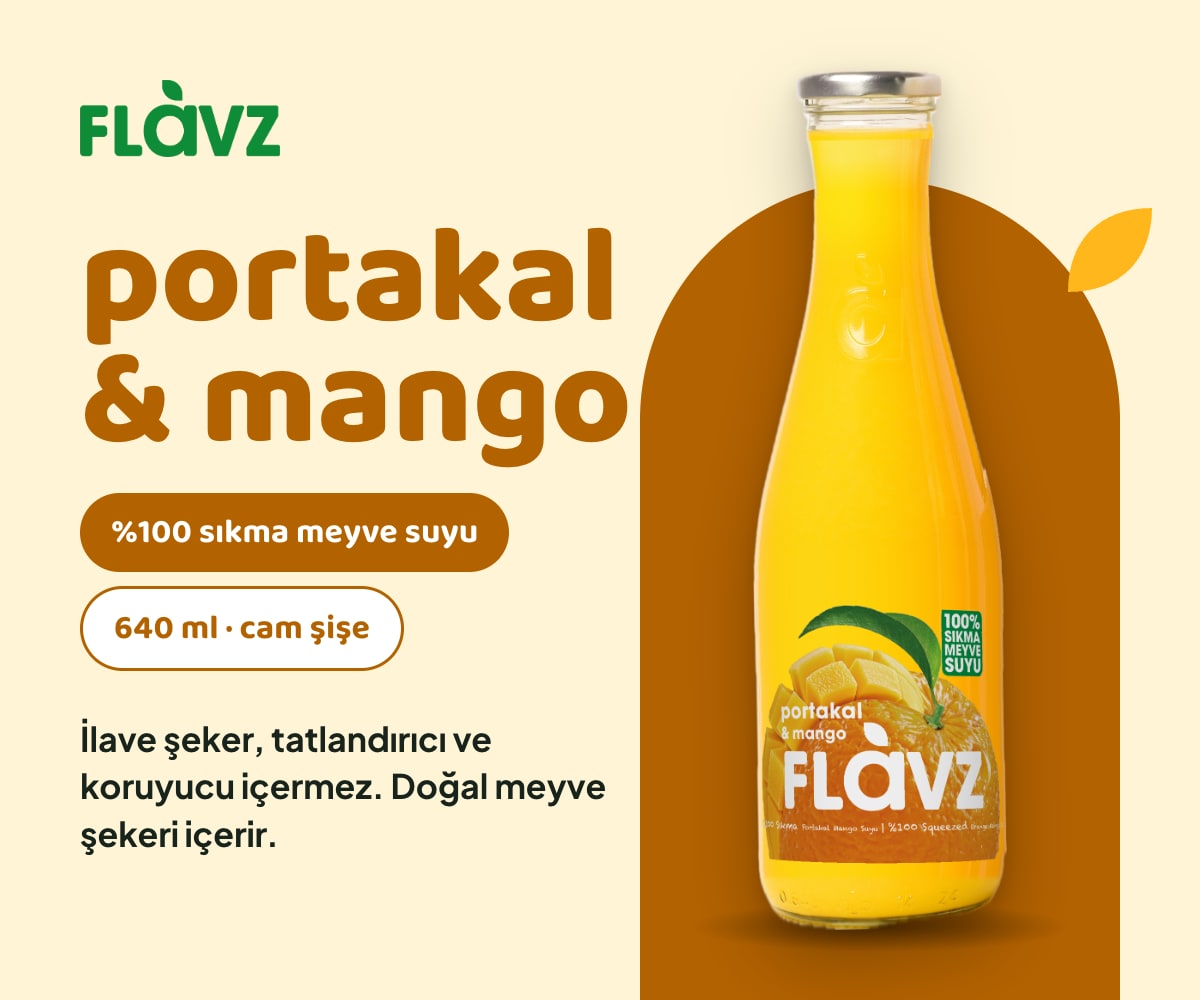 FLAVZ Sıkma Portakal & Mango Suyu 640 ml bilgi görseli 1