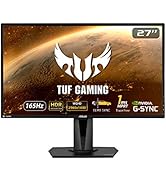 ASUS TUF Gaming VG27AQZ - 27 inç WQHD Monitör - 165 Hz, 1ms MPRT, G-Sync uyumlu, HDR 10 - IP...