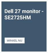 Metin "Dell 27 Monitor - SE2722HM" yazıyor. Bilgisayar monitörü ekranı bir ofis veya ev ortamında görüntülenir.