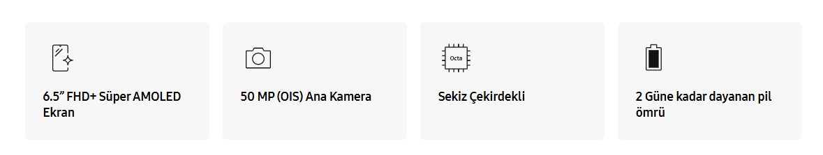 İkinci El Samsung Galaxy A24 Özellikler