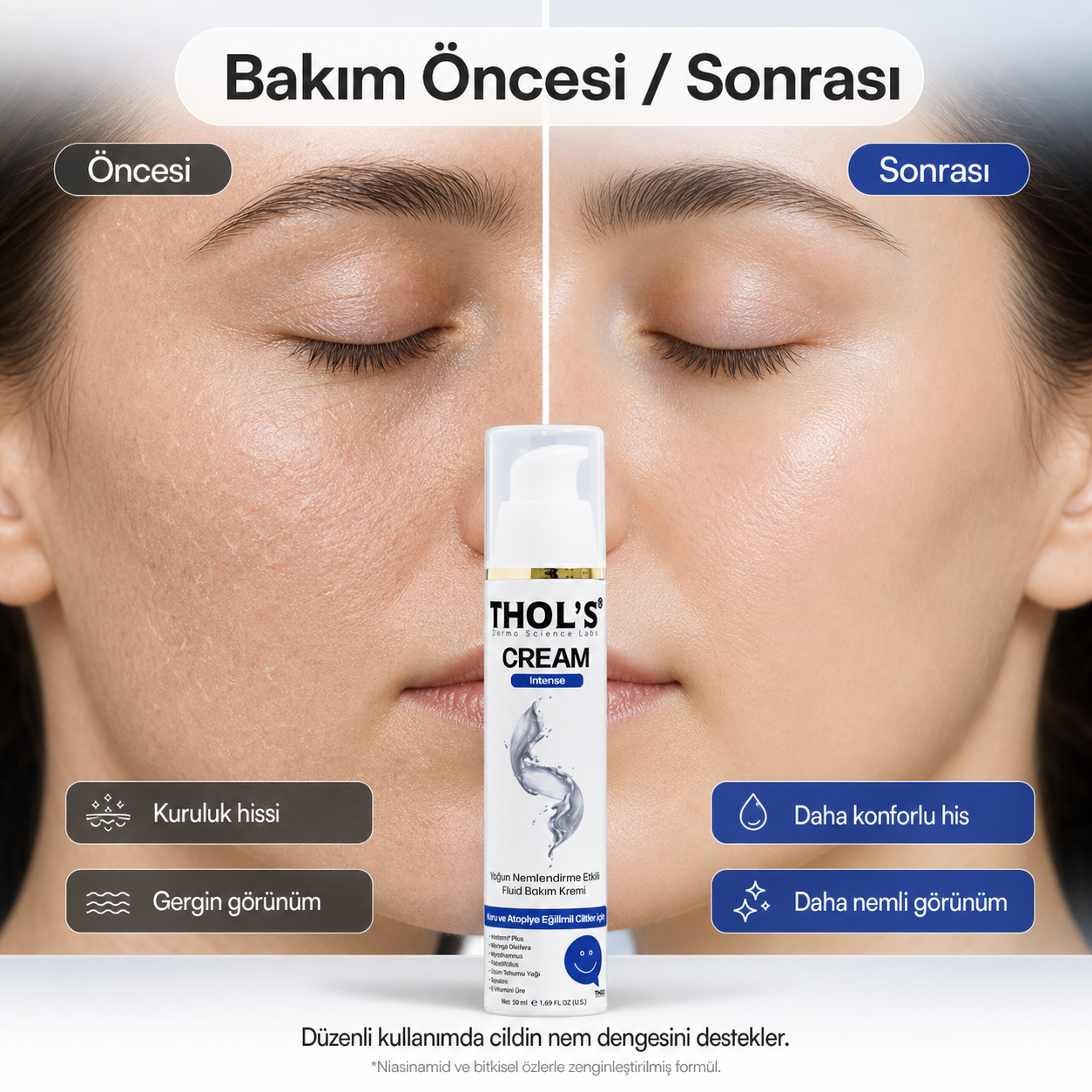 THOL'S CREAM Intense (TB21) Fluid Bakım Kremi- 50 ml Kuru Fiyatı