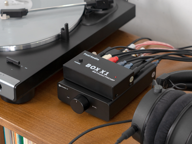 MM Döner Tabla Mini Stereo Ses için Fosi Ses Kutusu X1 Fono Preamp