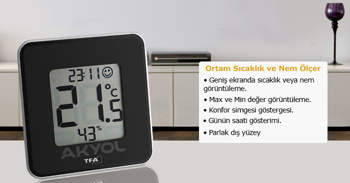 ortam ısı nem ölçer