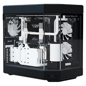 Hyte Y60 Siyah Beyaz Temperli Cam Usb 3 2 E Atx Premium Mid Tower Gaming Kasa Cs Hyte Y60 Bw H2