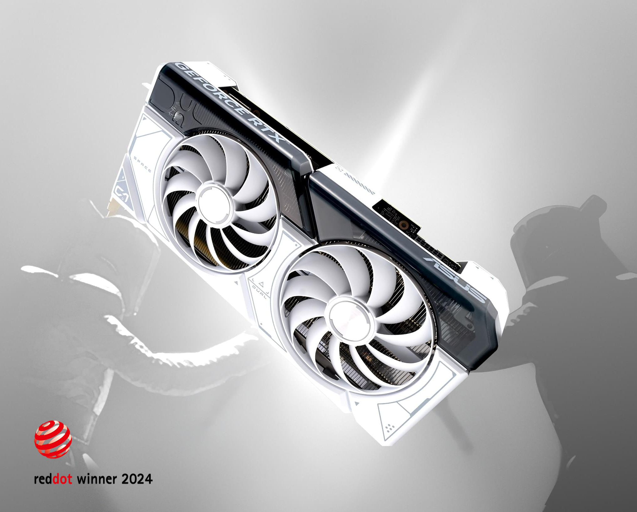 ASUS Dual GeForce RTX™ 4070 SUPER White Edition 12GB GDDR6X