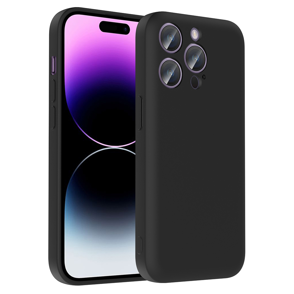 Apple iPhone 14 Pro Max Kılıf Kamera Korumalı Kartlık Hazneli Zore Vitra Kapak - 5
