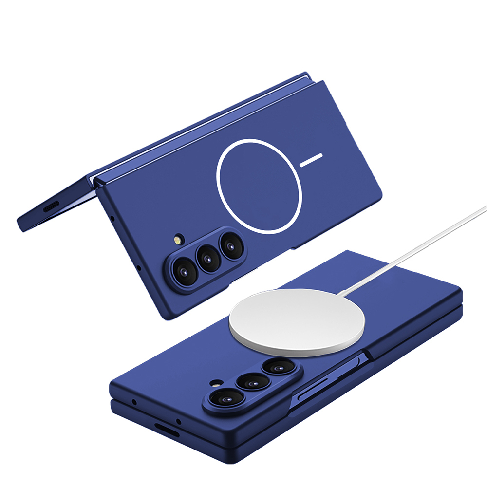 Galaxy Z Fold 7 Kılıf Wireless Şarj Özellikli Zore Kıpta M-safe Kapak - 15