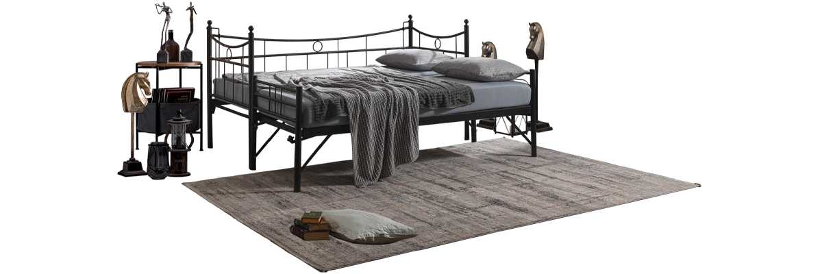Daily Yavrulu Daybed-Siyah