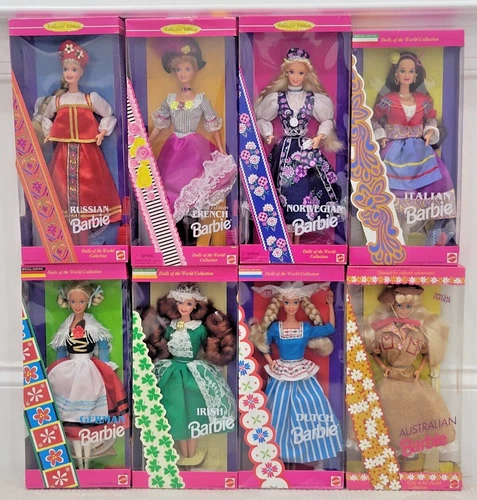 BARBIE Dolls of the World - 8 all different NIB - Picture 1 of 20