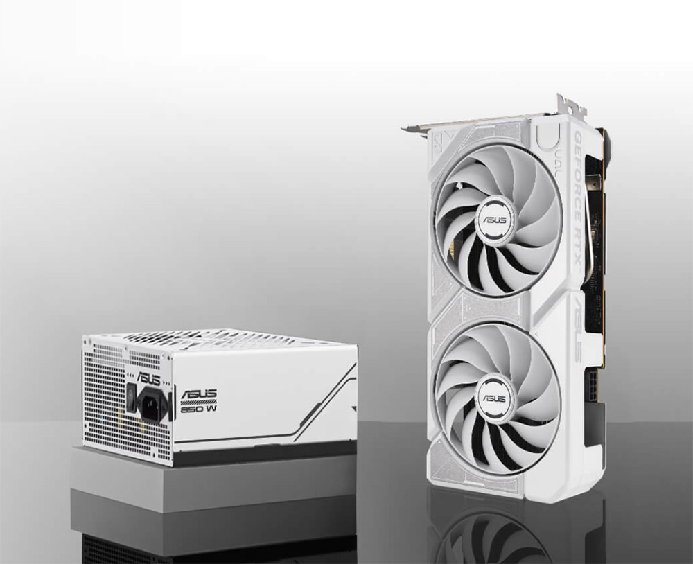 ASUS Dual GeForce RTX™ 5060 White OC Edition 8GB GDDR7