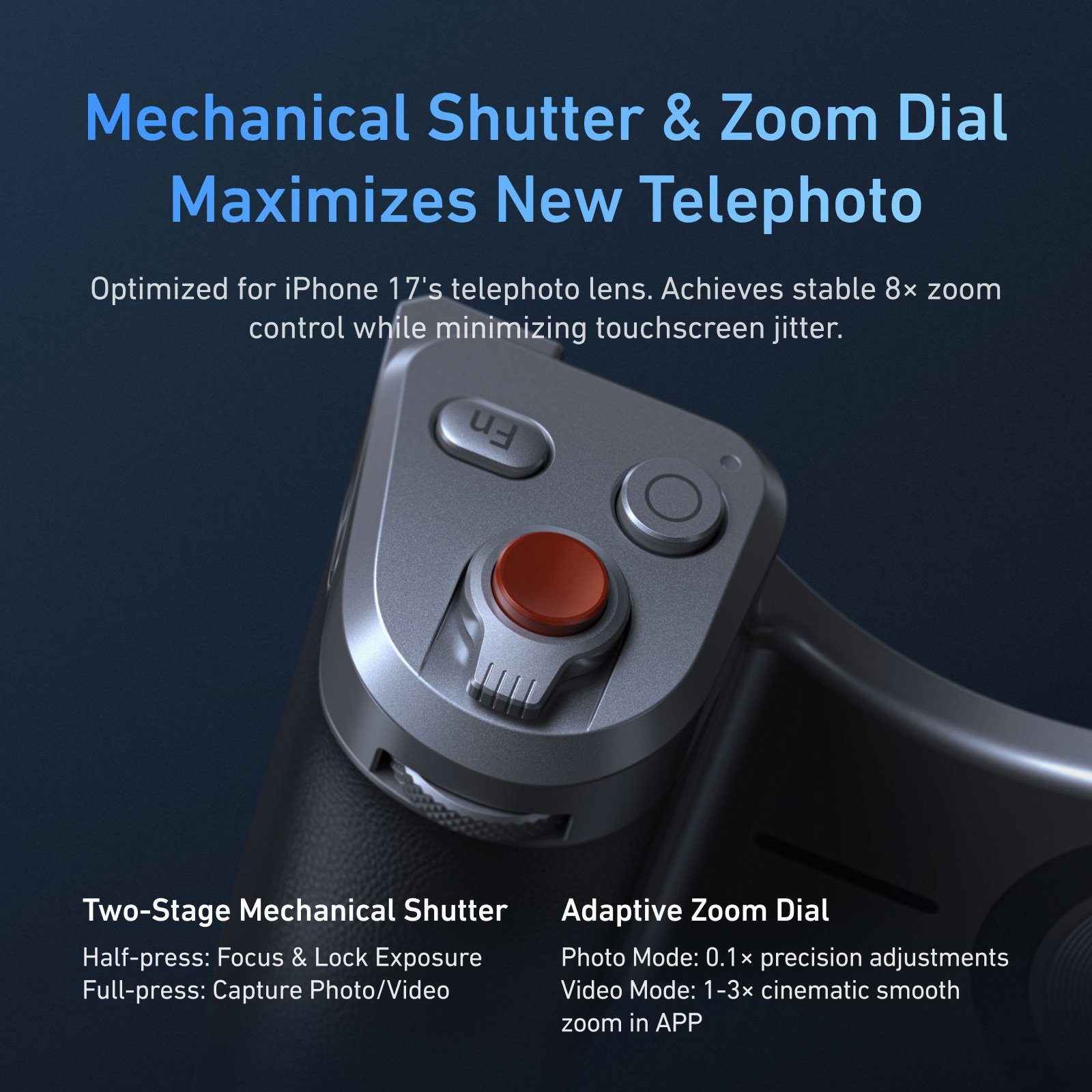 TELESIN iPhone 17 Pro için grip