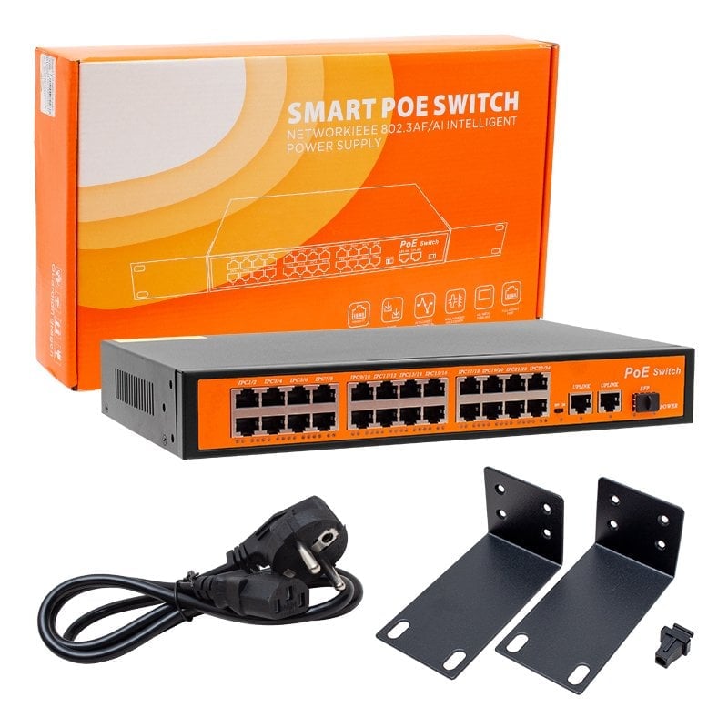 Powermaster POE24FE+2GE+1SFP 300W 10/100 MBPS Poe Ethernet Switch
