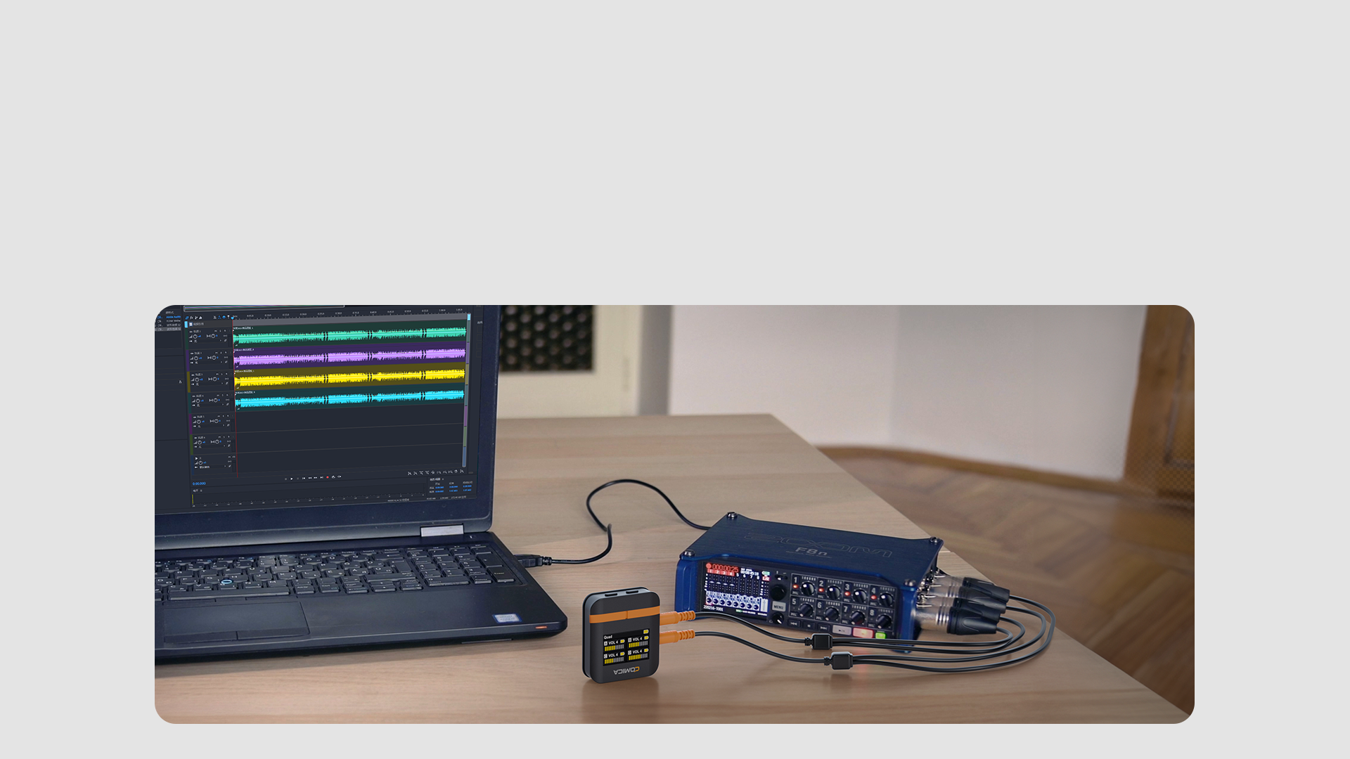 4 Ses Parçası Karıştırma ve Bireysel Çıkış Desteği