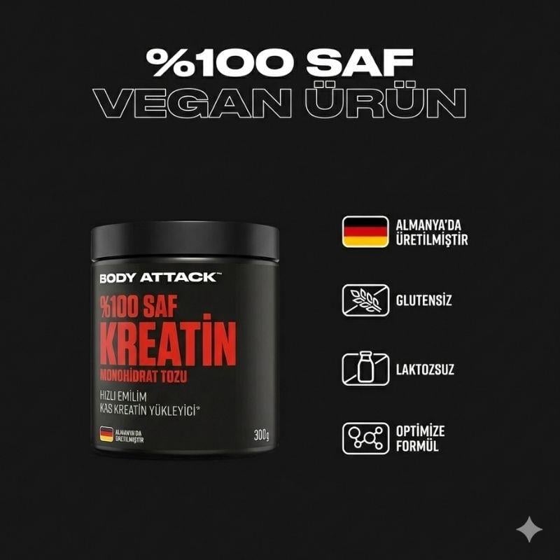 Boddy Attack Creatine Monohydrate Özellikleri